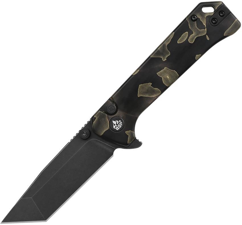 QSP Knife Grebe T Button Lock Noble QS148F2 by QSP Knife
