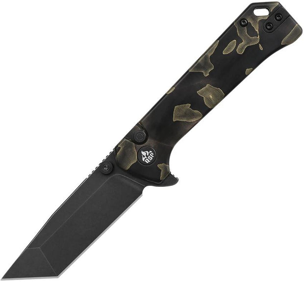 QSP Knife Grebe T Button Lock Noble QS148F2 by QSP Knife