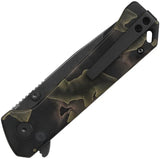 QSP Grebe QS148F2 - High Performance Compact T Button Lock Pocket Knife With S35VN Tanto Blade by QSP Knife