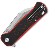 QSP Swordfish Button Lock Folding Knife - 14C28N Sandvik Blade EDC For Everyday Carry by QSP Knife