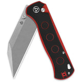 QSP Swordfish Button Lock Folding Knife - 14C28N Sandvik Blade EDC For Everyday Carry by QSP Knife