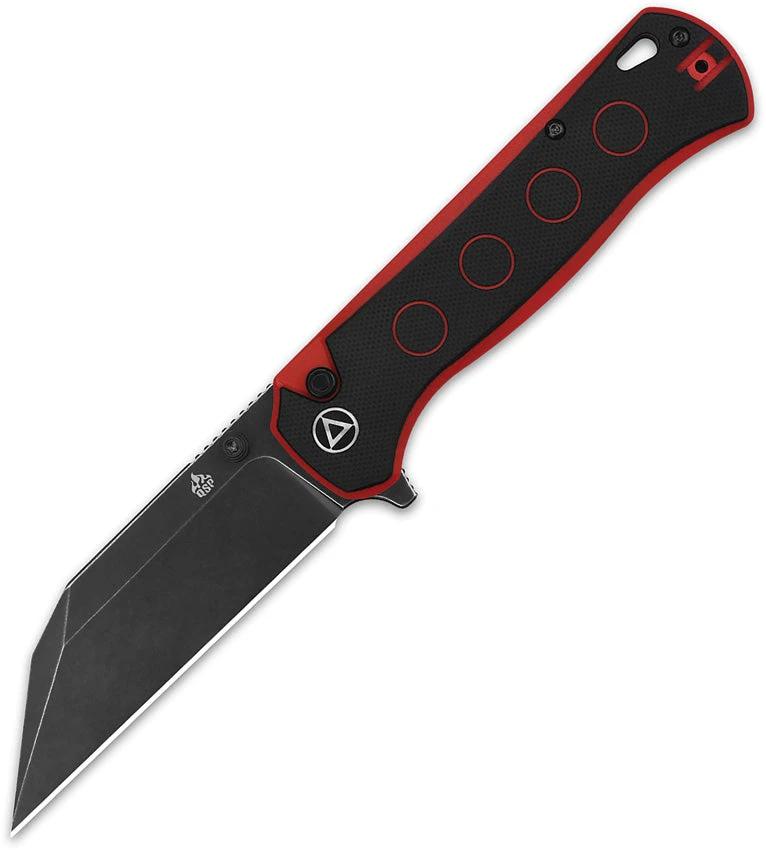 QSP Knife Swordfish Button Lock Blk/Rd QS149-A2 by QSP Knife