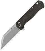 QSP Swordfish Button Lock Knife With 14C28N Stonewash Blade And Brown Micarta Handle For EDC Enthusiasts by QSP Knife