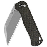 QSP Swordfish Button Lock Knife With 14C28N Stonewash Blade And Brown Micarta Handle For EDC Enthusiasts by QSP Knife