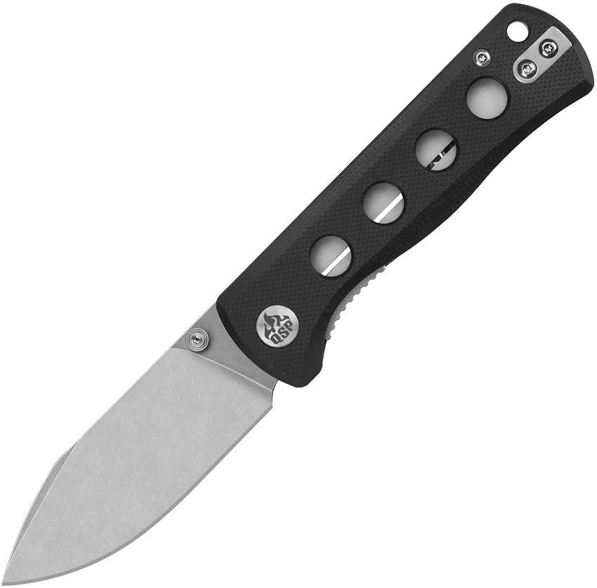QSP Knife Canary Linerlock Black G10 QS150-A1 by QSP Knife