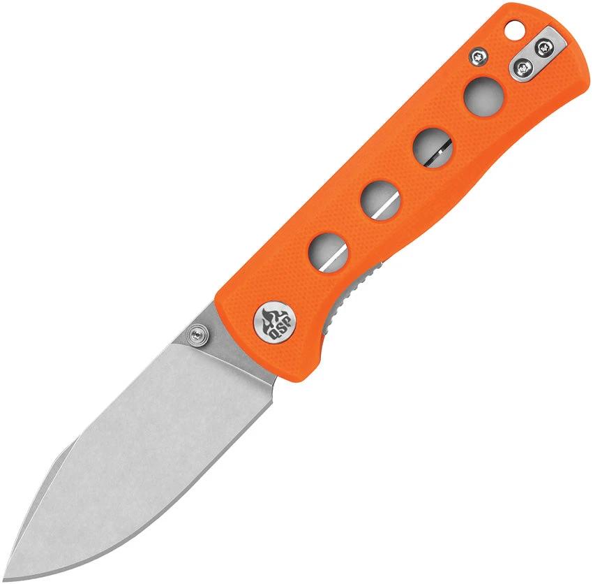 QSP Knife Canary Linerlock Orange G10 QS150-B1 by QSP Knife