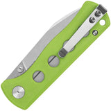 QSP Canary Linerlock Neon G10 Premium EDC Knife - High-Visibility Neon Grip With 14C28N Drop Point Blade by QSP Knife