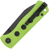 QSP Canary Linerlock Knife Neon G10 Handle - Bright Neon Green Visibility For Everyday Carry by QSP Knife