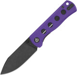 QSP Canary Linerlock Knife Purple G10 14C28N Sandvik Drop Point Blade 2.88in EDC Enthusiasts by QSP Knife