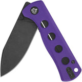 QSP Canary Linerlock Knife Purple G10 14C28N Sandvik Drop Point Blade 2.88in EDC Enthusiasts by QSP Knife