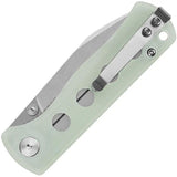 QSP Canary Linerlock Jade G10 QS150-E1 Compact Folding Knife - Everyday Carry 14C28N Stainless Steel Blade by QSP Knife