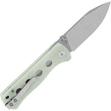 QSP Canary Linerlock Jade G10 QS150-E1 Compact Folding Knife - Everyday Carry 14C28N Stainless Steel Blade by QSP Knife