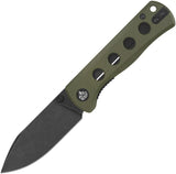 QSP Knife Canary Linerlock Olive G10 QS150-F2 by QSP Knife