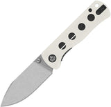 QSP Knife Canary Linerlock White G10 QS150-G1 by QSP Knife