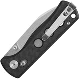 QSP Canary Premium Glyde Lock Knife - Compact EDC With 2.75 Inch 14C28N Spear Point Blade And Black G10 Handle by QSP Knife