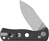QSP Canary Premium Glyde Lock Knife - Compact EDC With 2.75 Inch 14C28N Spear Point Blade And Black G10 Handle by QSP Knife