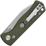 QSP Canary Glyde Knife Locking EDC Folder With OD G10 Handle And Stonewash 14C28N Blade - Easy One Handed Access by QSP Knife