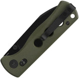 QSP Canary Glyde Lock Knife - Compact 2.75 Inch Blade With 14C28N Sandvik Steel And OD Green G10 Handle For EDC by QSP Knife