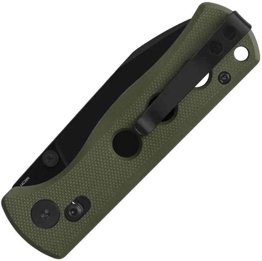 QSP Canary Glyde Lock Knife - Compact 2.75 Inch Blade With 14C28N Sandvik Steel And OD Green G10 Handle For EDC by QSP Knife