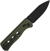 QSP Canary Glyde Lock Knife - Compact 2.75 Inch Blade With 14C28N Sandvik Steel And OD Green G10 Handle For EDC by QSP Knife