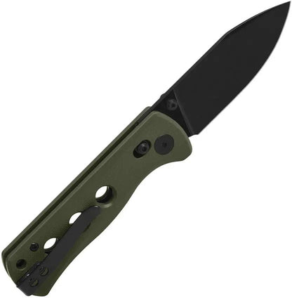 QSP Canary Glyde Lock Knife - Compact 2.75 Inch Blade With 14C28N Sandvik Steel And OD Green G10 Handle For EDC by QSP Knife