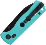 QSP Canary Glyde Lock Folding Knife - Tiffany Blue G10 Handle with 14C28N Sandvik Blade by QSP Knife