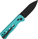QSP Canary Glyde Lock Folding Knife - Tiffany Blue G10 Handle with 14C28N Sandvik Blade by QSP Knife