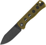 QSP Knife Canary Linerlock Black Ultem QS150-J2 by QSP Knife