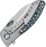 QSP Capybara Framelock Ti CF - Premium M390 Blade With Titanium Frame And Carbon Fiber Inlays For EDC Enthusiasts by QSP Knife