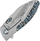 QSP Capybara Framelock Titanium Knife With Carbon Fiber Inlays M390 3 Inch Blade EDC by QSP Knife