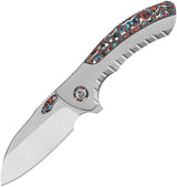 QSP Knife Capybara Framelock Ti CF QS152-B1 by QSP Knife