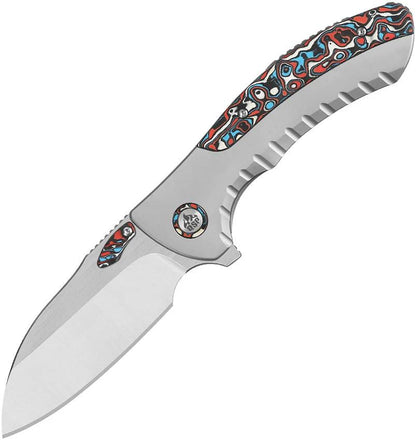 QSP Knife Capybara Framelock Ti CF QS152-B1 by QSP Knife