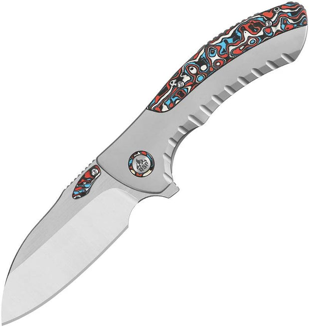 QSP Knife Capybara Framelock Ti CF QS152-B1 by QSP Knife