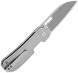 QSP Knife Variant PE Linerlock Ti QS154E - Ultralight Bead Blast Titanium Handle With 3-Inch Stonewash 14C28N Blade by QSP Knife