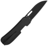 QSP Knife Variant PE Linerlock Black Titanium Coated 14C28N Blade - Slim EDC Knife For Everyday Carry by QSP Knife