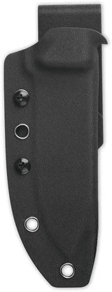 QSP Canary Fixed Blade Knife - 4.25 Inch Stonewashed Blade With Full Tang And Brown Micarta Handle by QSP Knife