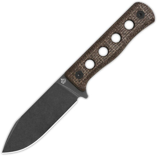 QSP Knife Canary Fixed Blade Brown BSW QS155A2 by QSP Knife
