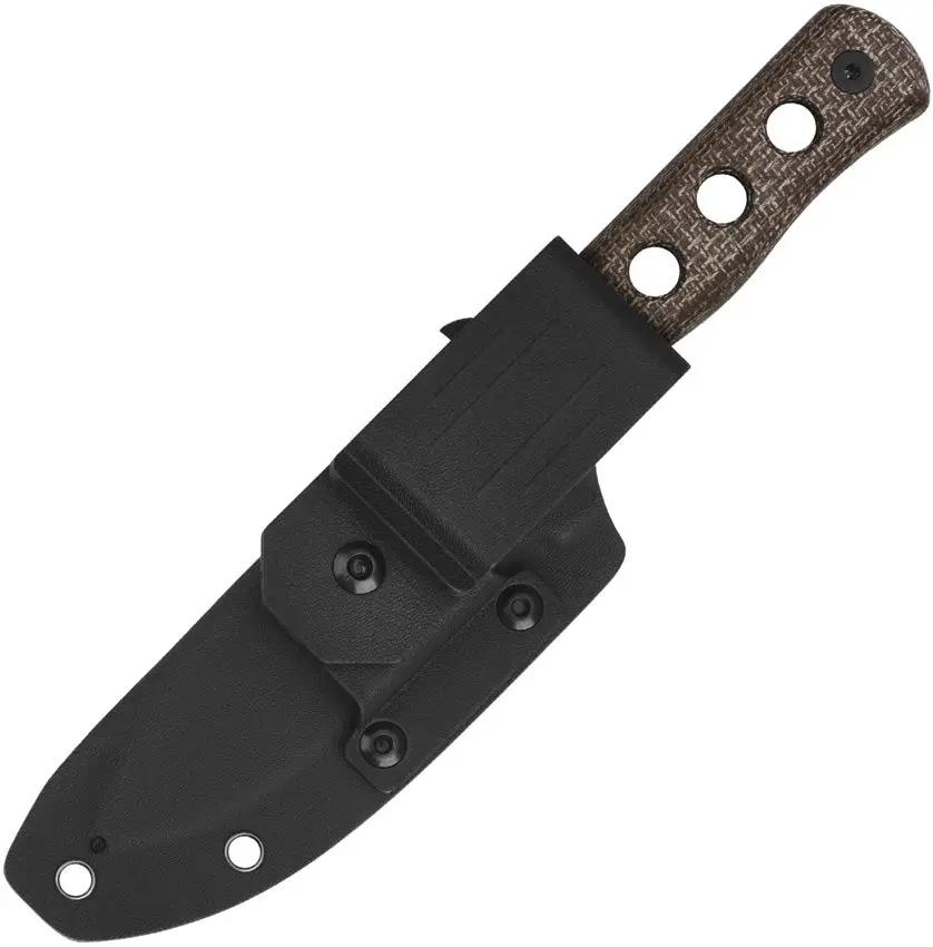 QSP Canary Fixed Blade Knife QS155A2 - Compact Rugged Full Tang 4.25 Inch Stainless Camp Knife for Campers by QSP Knife