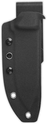 QSP Canary Fixed Blade Knife - 9 Inch Full Tang With Micarta Handle And Stonewash Blade Kydex Sheath by QSP Knife