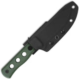 QSP Canary Fixed Blade Knife Green Micarta Handle Full Tang 9 Inch Outdoor Survival Rugged by QSP Knife