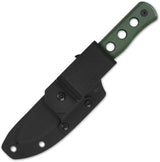 QSP Canary Fixed Blade Knife Green Micarta Handle Full Tang 9 Inch Outdoor Survival Rugged by QSP Knife