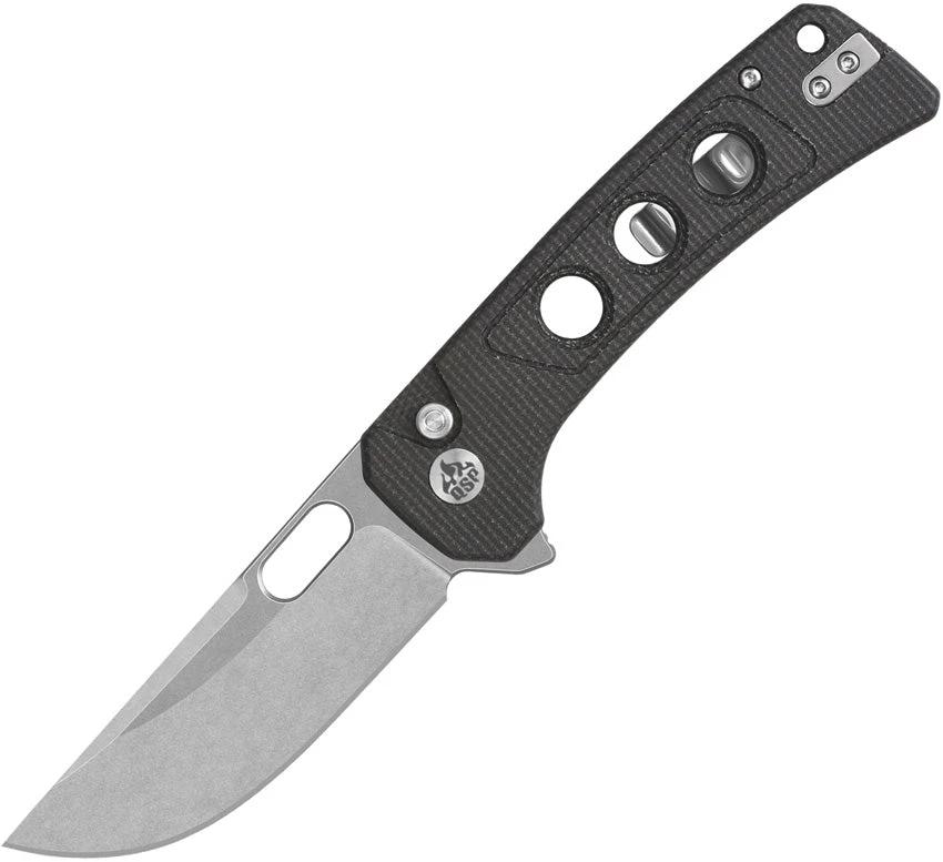 QSP Knife Unicorn Button Lock Brn Mic QS156-A1 by QSP Knife