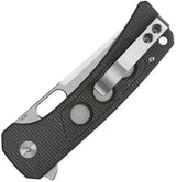 QSP Unicorn Button Lock Knife - One-Hand Deployment With 14C28N Sandvik Blade And Micarta Handles by QSP Knife