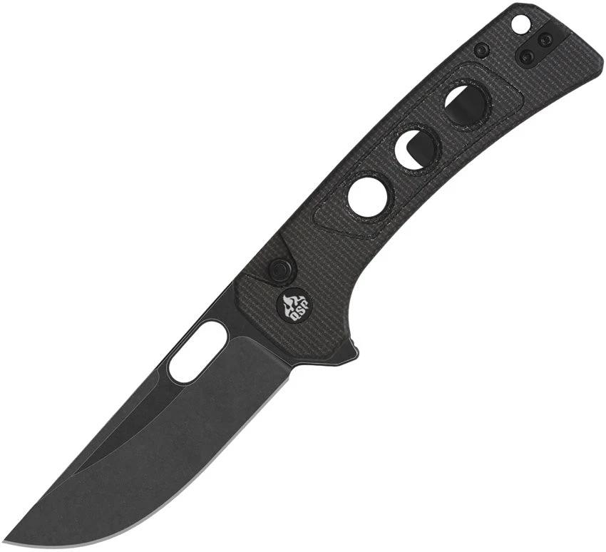 QSP Knife Unicorn Button Lock Brn Mic QS156-A2 by QSP Knife