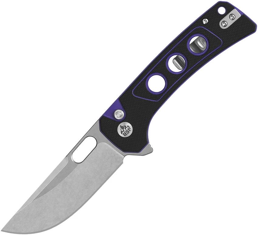 QSP Knife Unicorn Button Lock Pur G10 QS156-B1 by QSP Knife