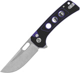 QSP Knife Unicorn Button Lock Pur G10 QS156-B1 by QSP Knife