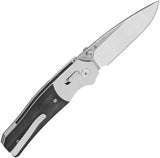 QSP Vault Glyde Lock Folding Knife - Compact 3.25-Inch Blade, Black Micarta Handle For Everyday Carry by QSP Knife