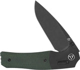 QSP Glyde Lock Knife Vault Micarta Premium EDC QS157B2 by QSP Knife