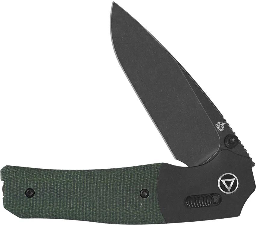 QSP Glyde Lock Knife Vault Micarta Premium EDC QS157B2 by QSP Knife
