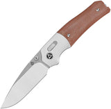 QSP Knife Vault Glyde Lock QS157C1 Tan Canvas Micarta EDC Enthusiasts Compact Precision Knife by QSP Knife